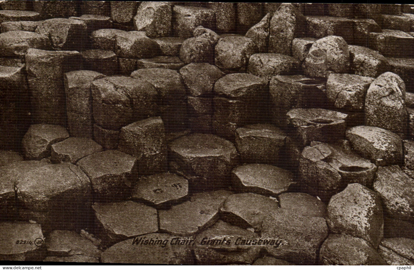 CPA Wishing Chair Giants Causeway Irlande