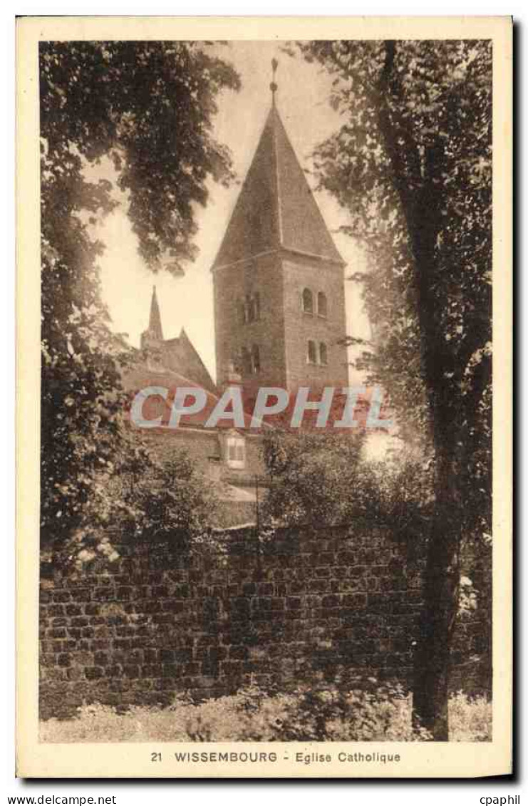 CPA Wissembourg Eglise Catholique