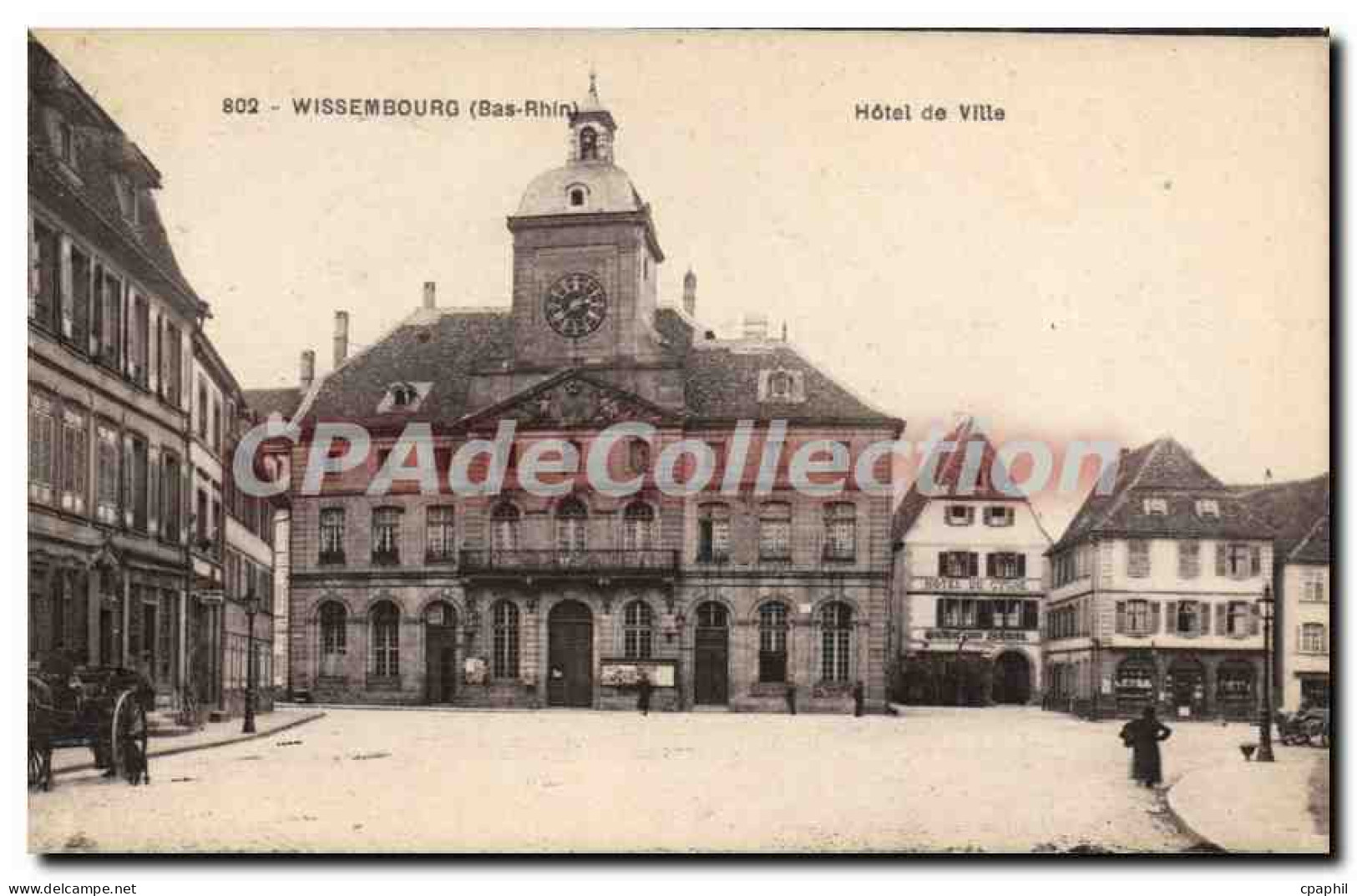 CPA Wissembourg Hotel De Ville