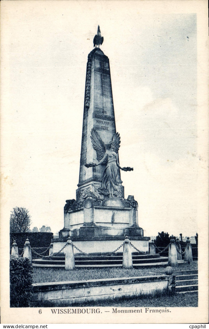 CPA Wissembourg Monument Francois