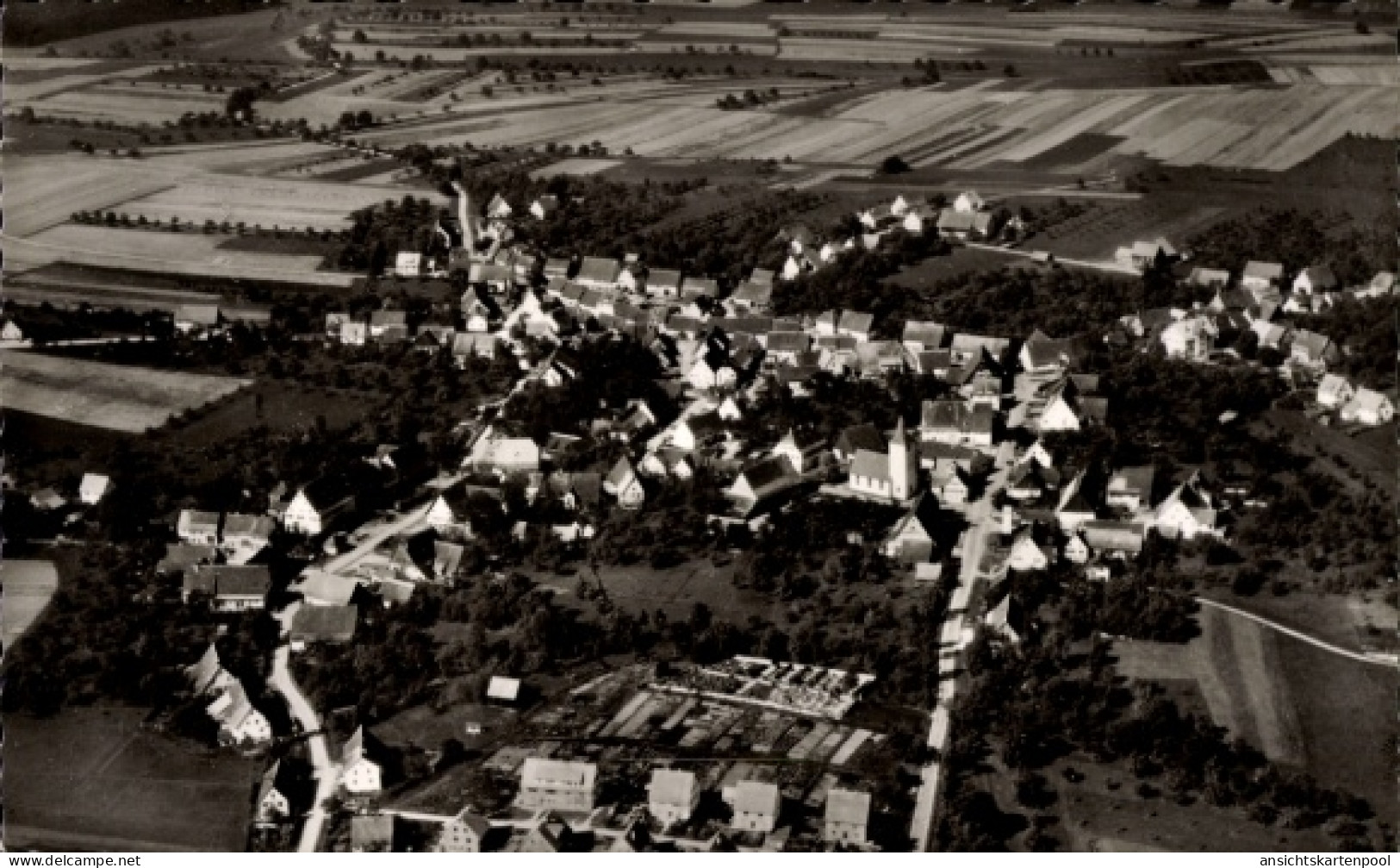 CPA Wittershausen Vöhringen in Württemberg, Fliegeraufnahme