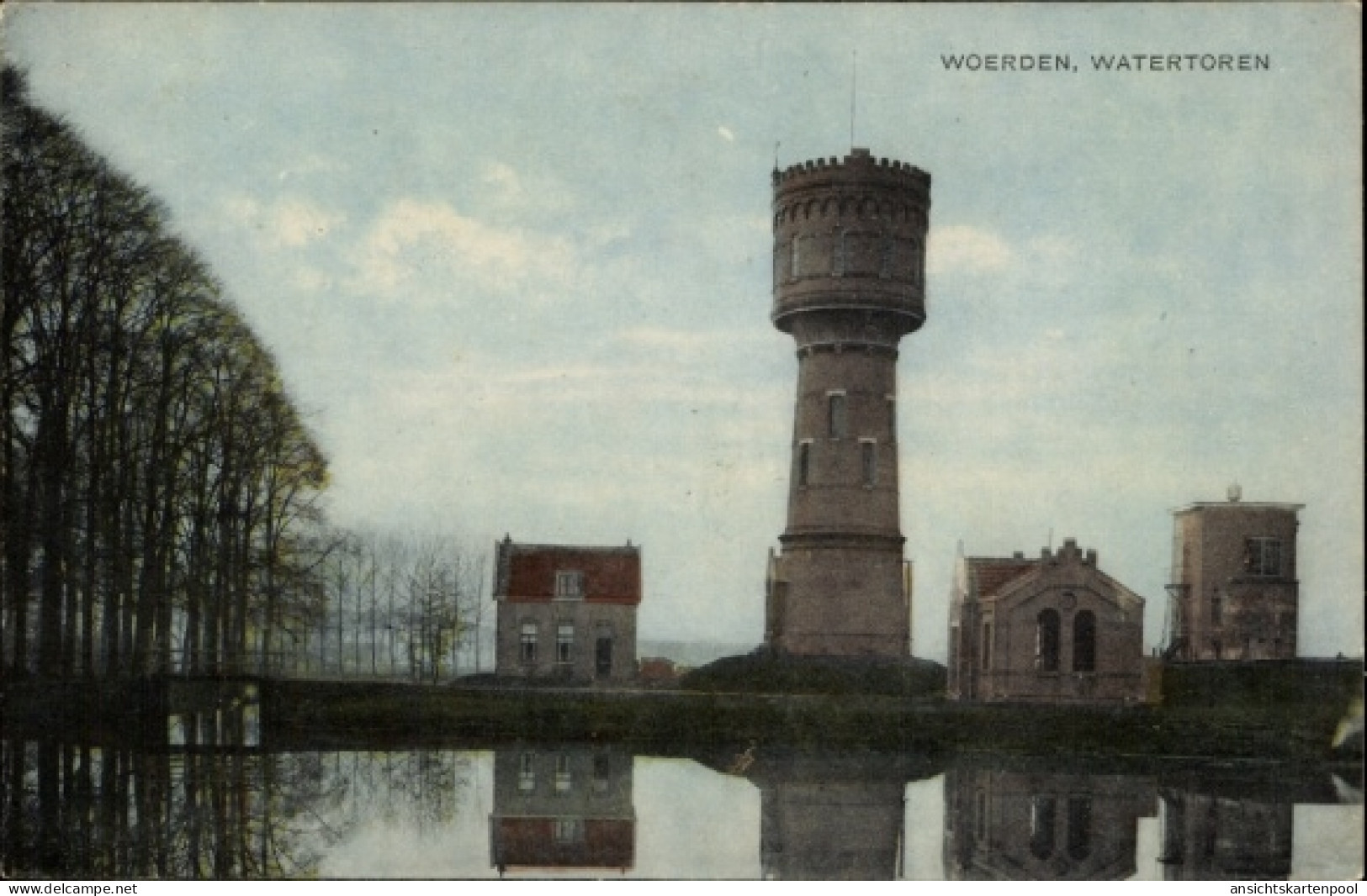 CPA Woerden Utrecht Niederlande, Wasserturm