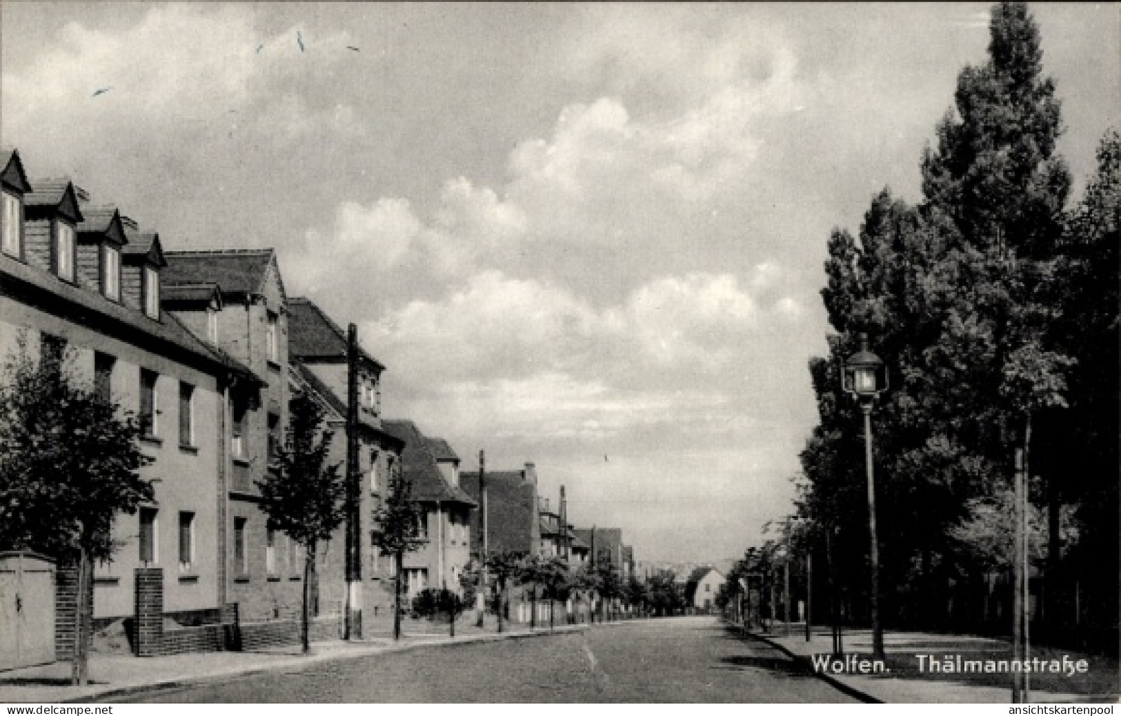 CPA Wolfen in Saxe Anhalt, Thälmannstraße