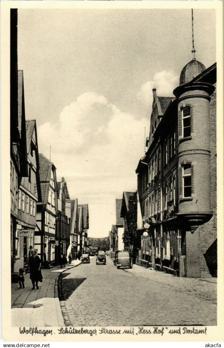 CPA Wolfhagen Schutzeberger Strasse m Hess Hof GERMANY (1018529)