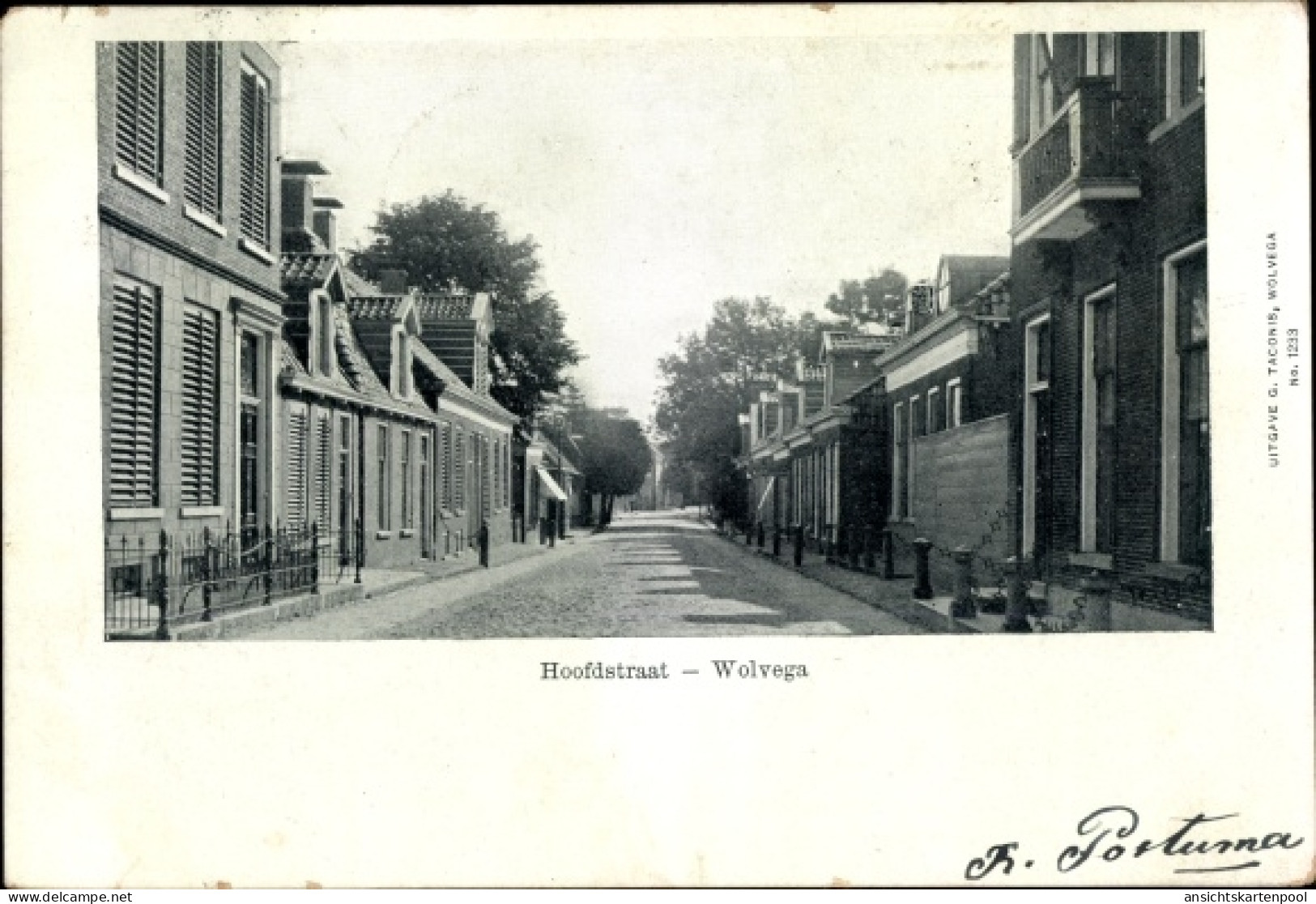 CPA Wolvega Friesland Niederlande, Hoofdstraat