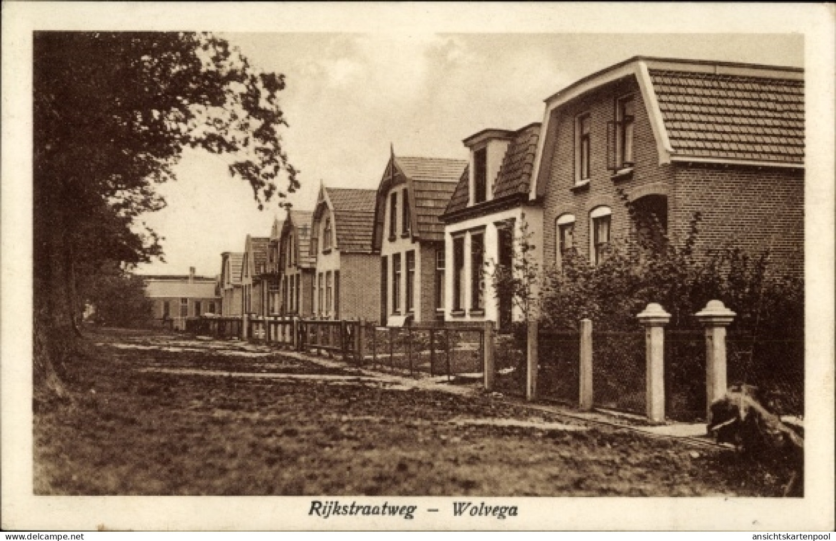 CPA Wolvega Friesland Niederlande, Rijkstraatweg