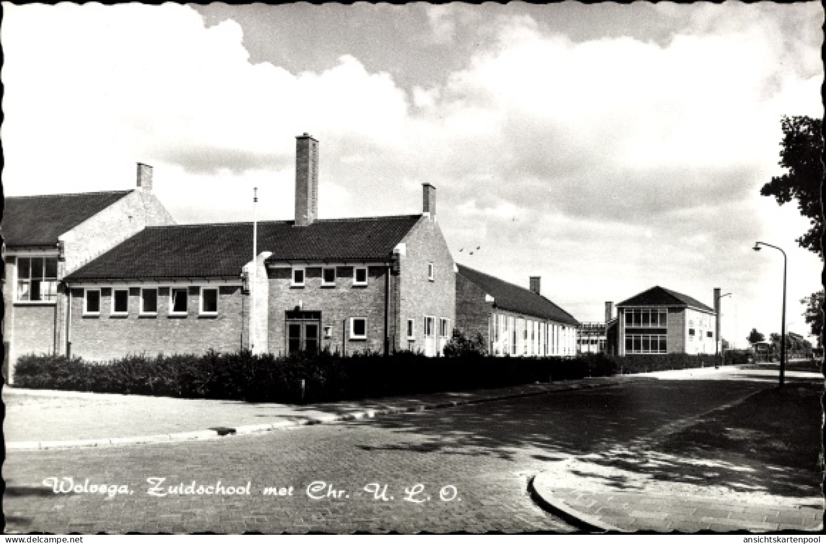 CPA Wolvega Friesland Niederlande, Zuidschool met Chr. U. L. O.