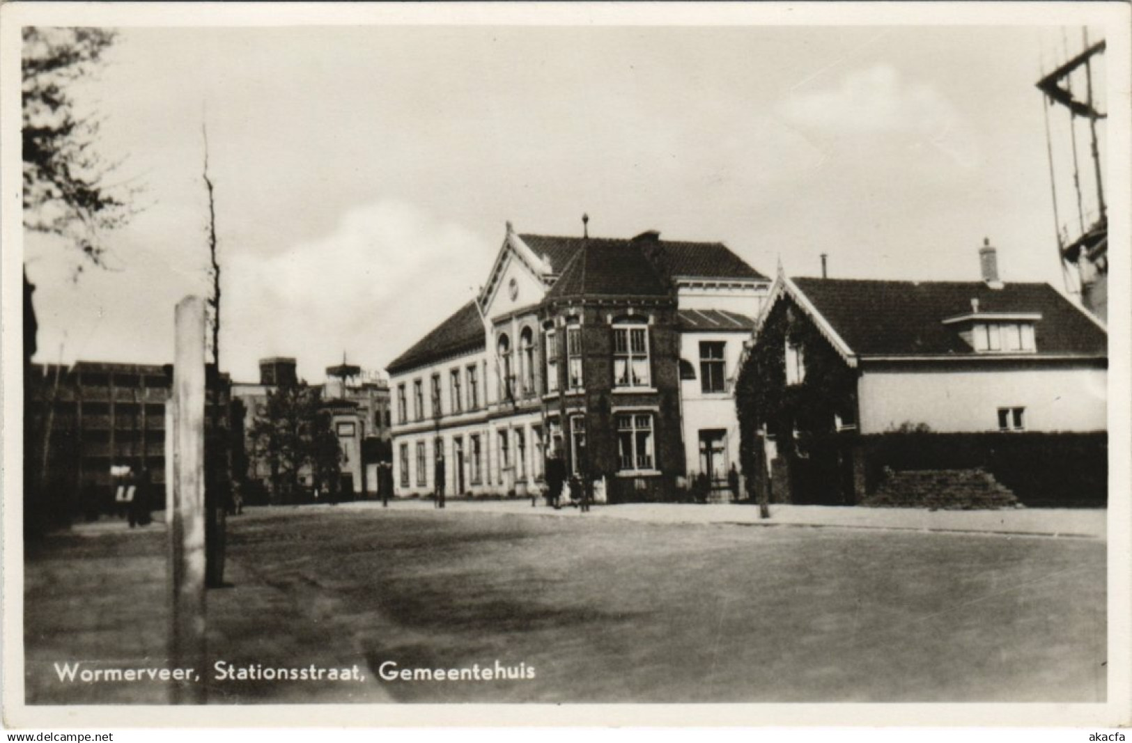 CPA Wormerveer- Stadionsstraat Gemeentehuis NETHERLANDS (713779)