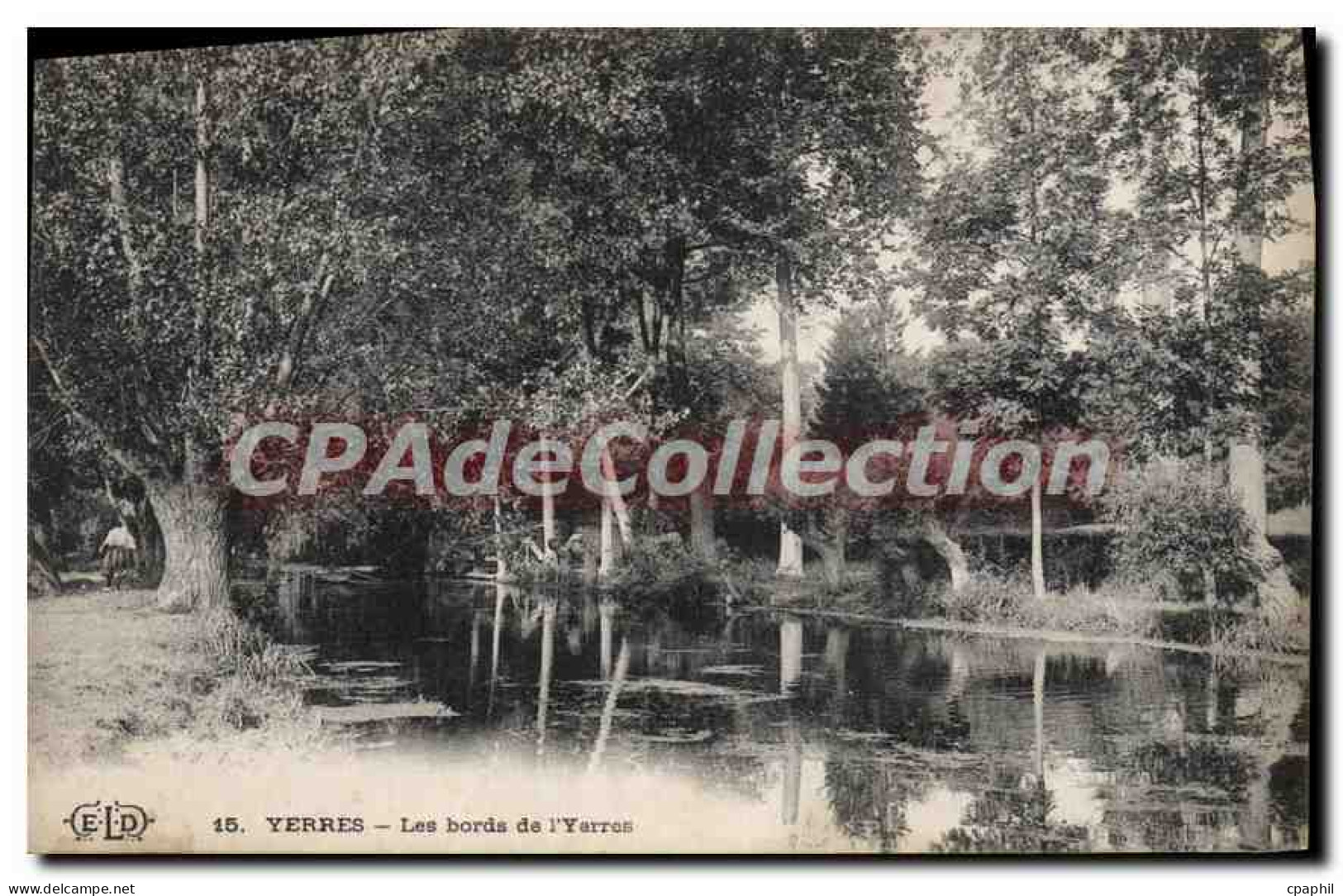 CPA Yerres les bords de l'Yerres