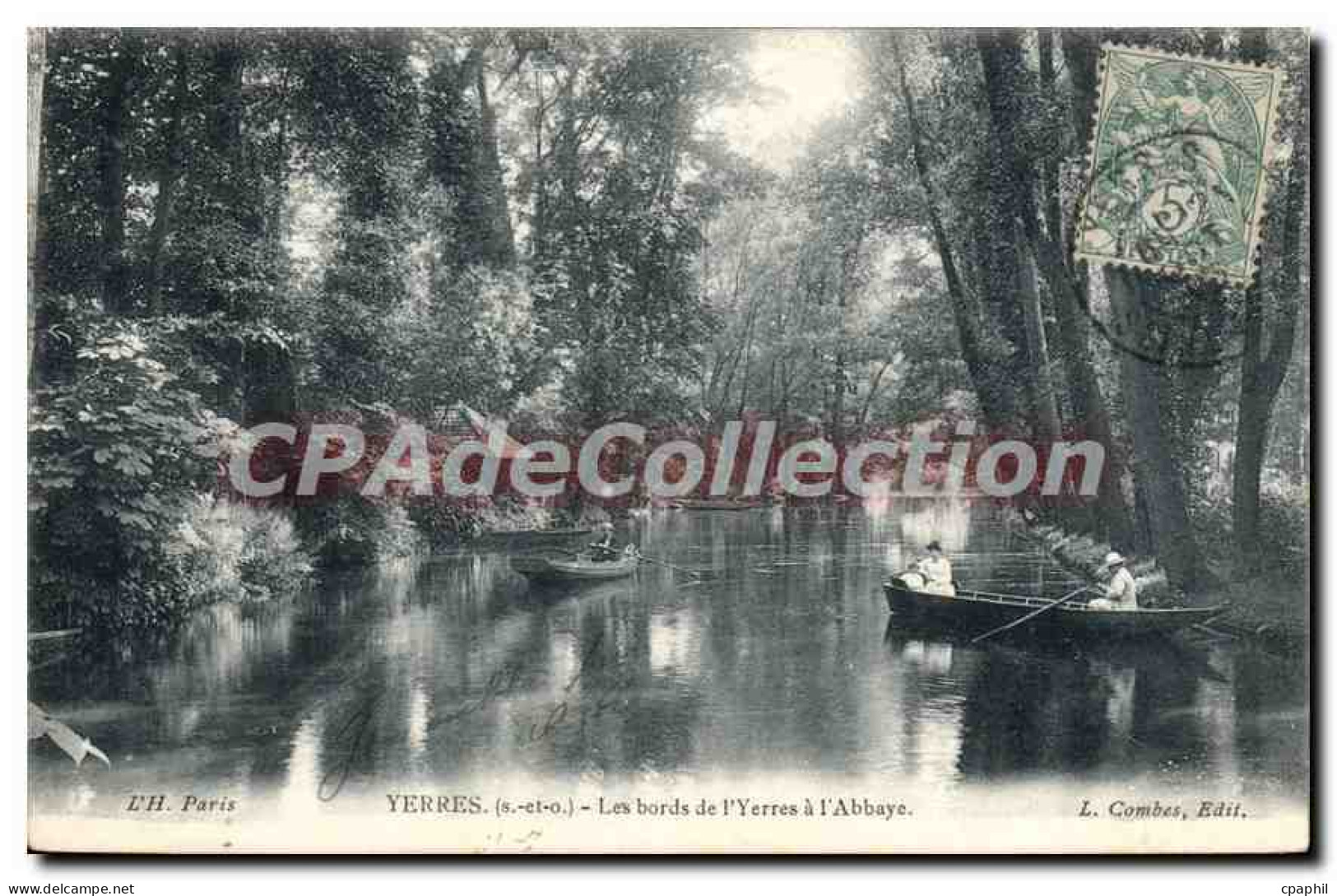 CPA Yerres Les Bords De l'Yerres à l'abbaye