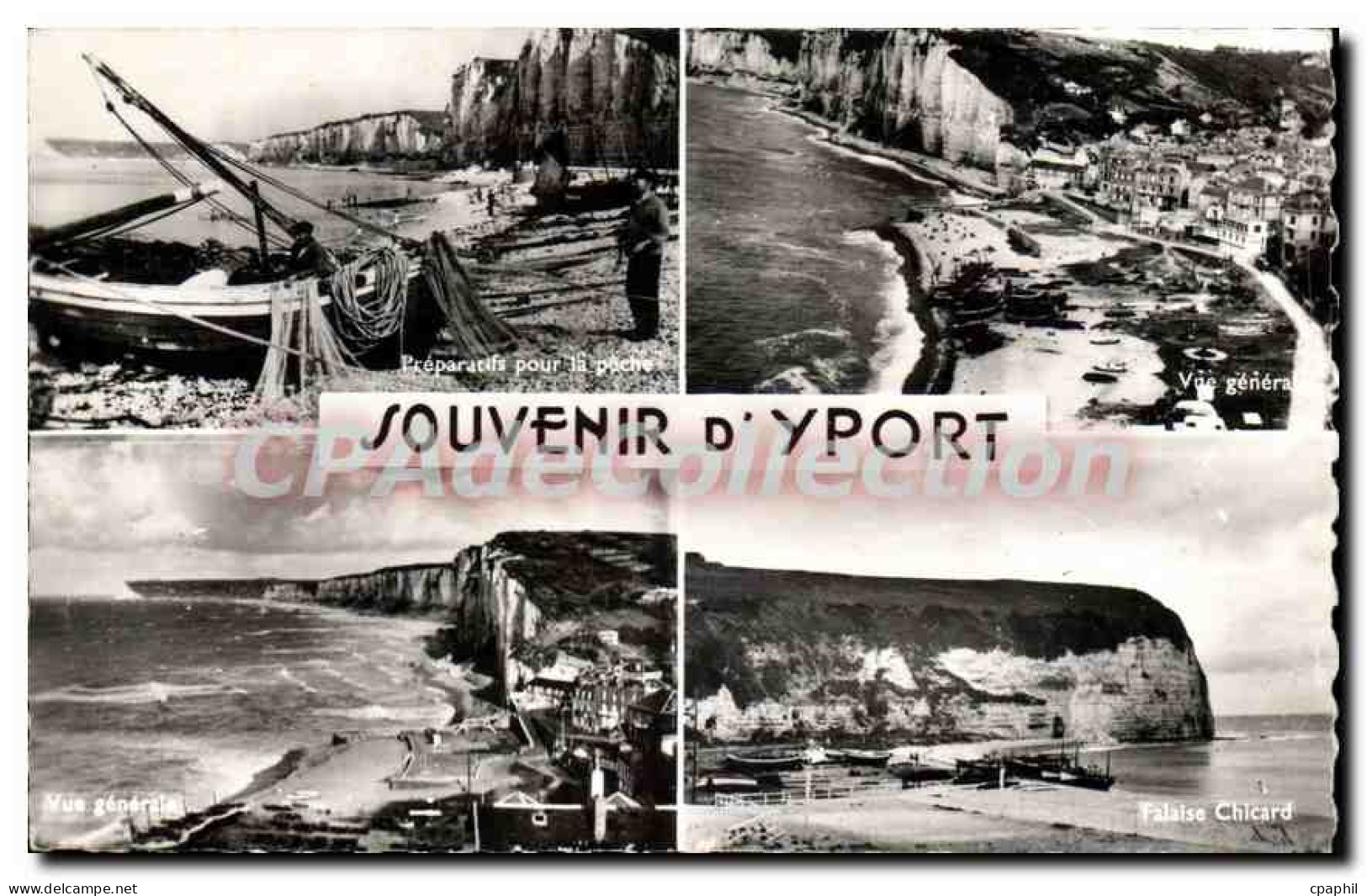 CPA Yport Seine Matirime Vue Generale Falaise Chicard