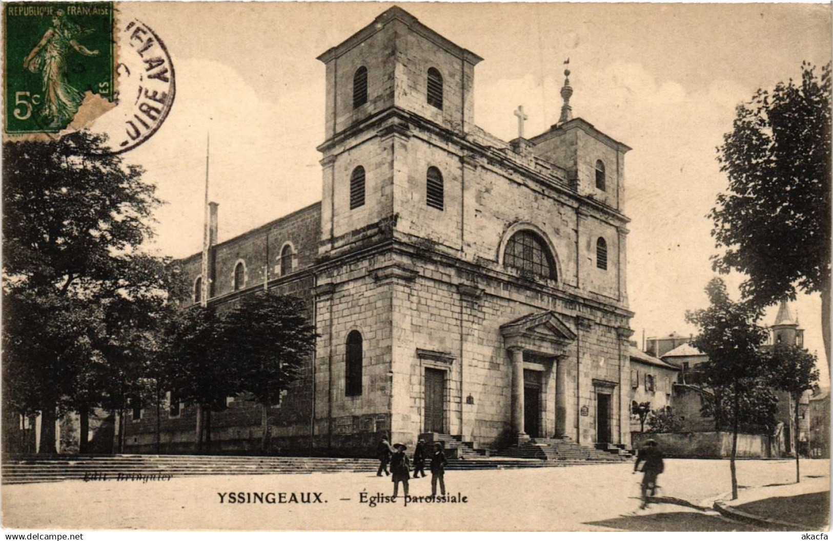 CPA YSSINGEAUX - Église paroissiale (658060)