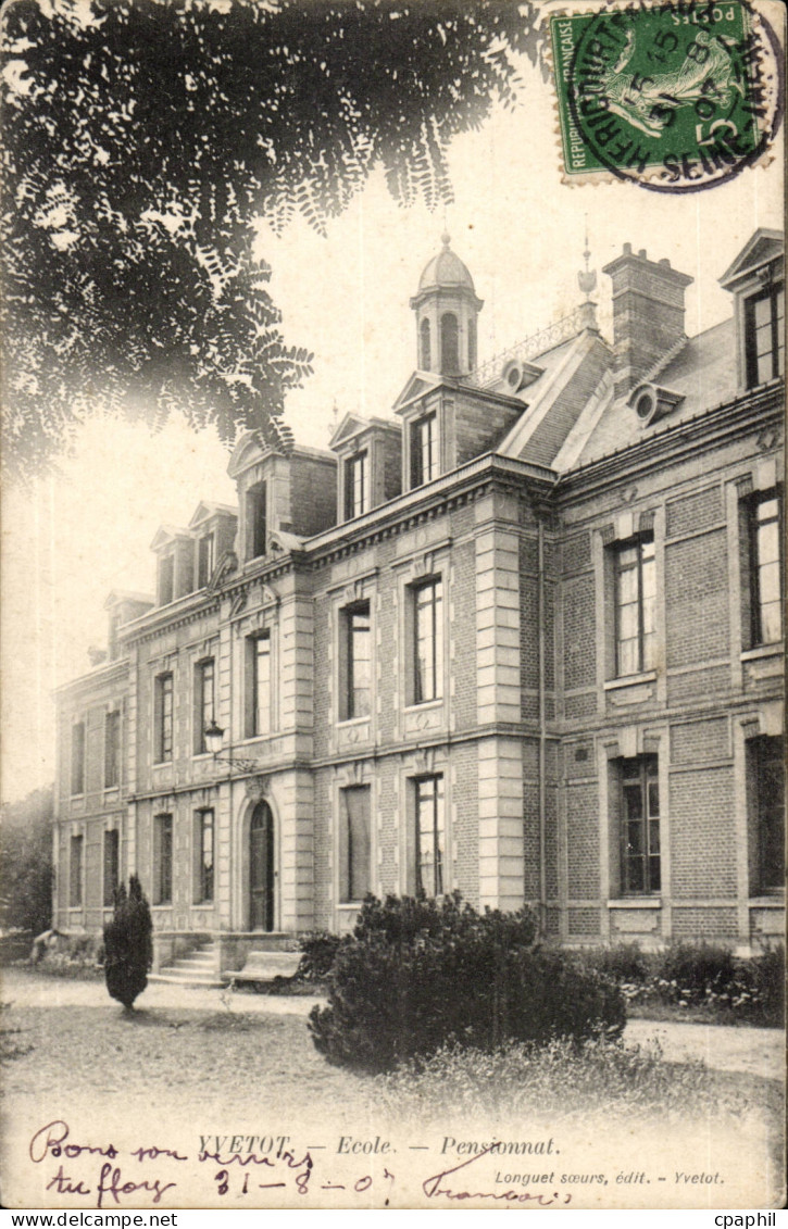 CPA Yvetot Ecole pensionnat