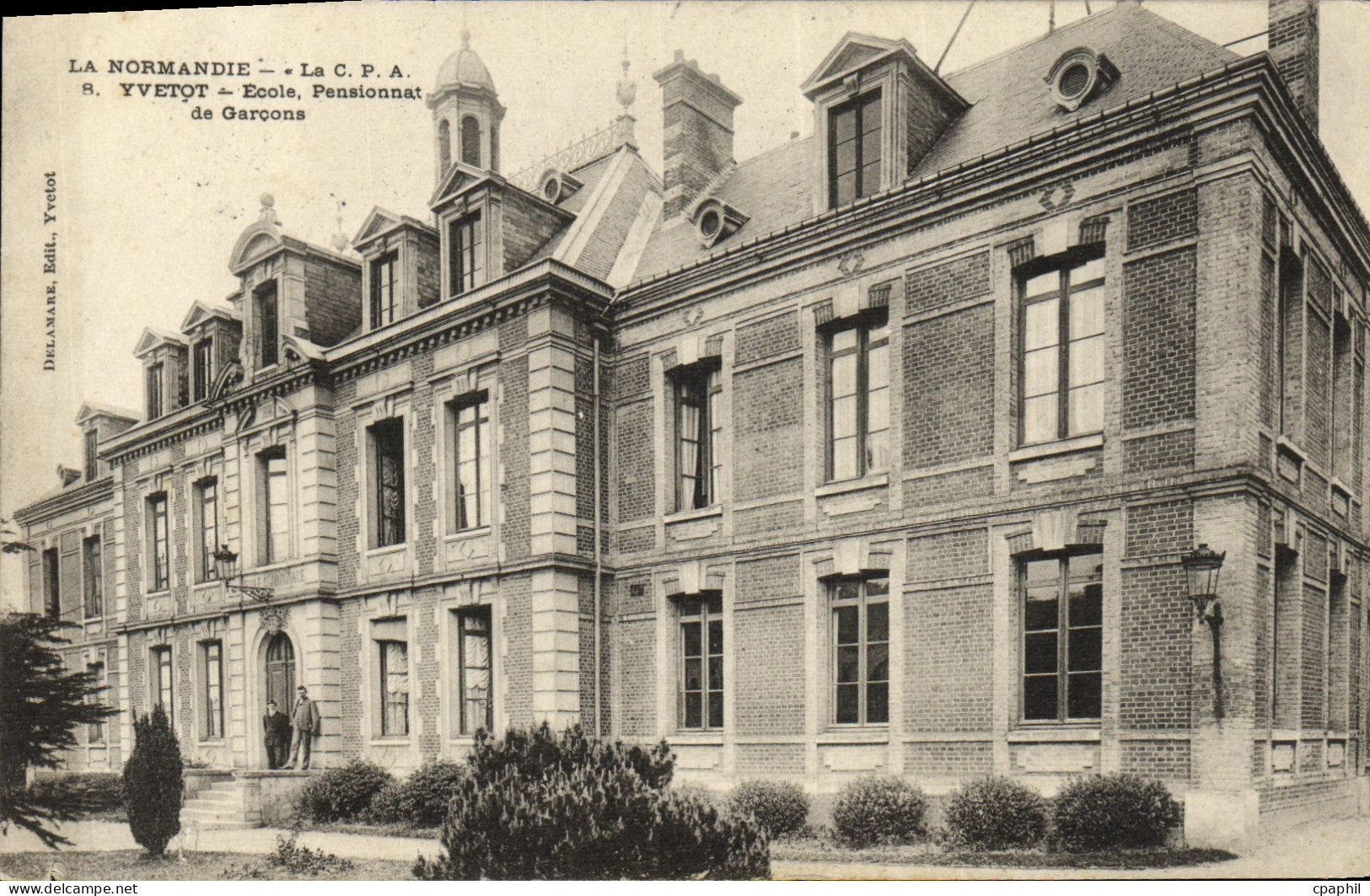 CPA Yvetot Ecole Pensionnat De Garcons