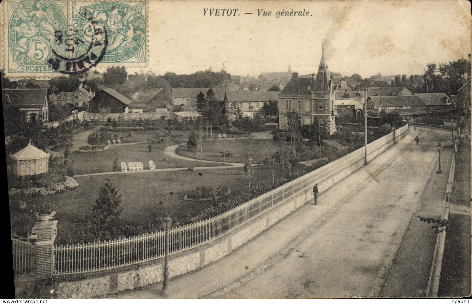 CPA Yvetot vue generale