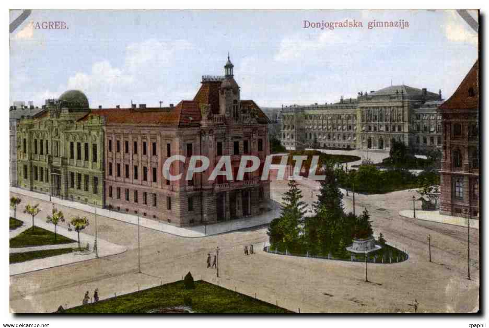 CPA Zagreb Donjogradska gimnazija Croatie Croatia