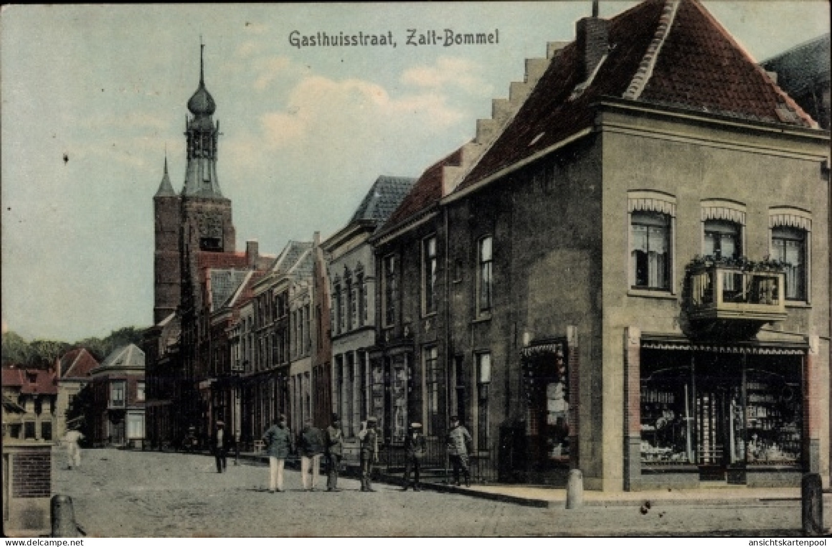 CPA Zaltbommel Gelderland, Gasthuisstraat, Geschäft