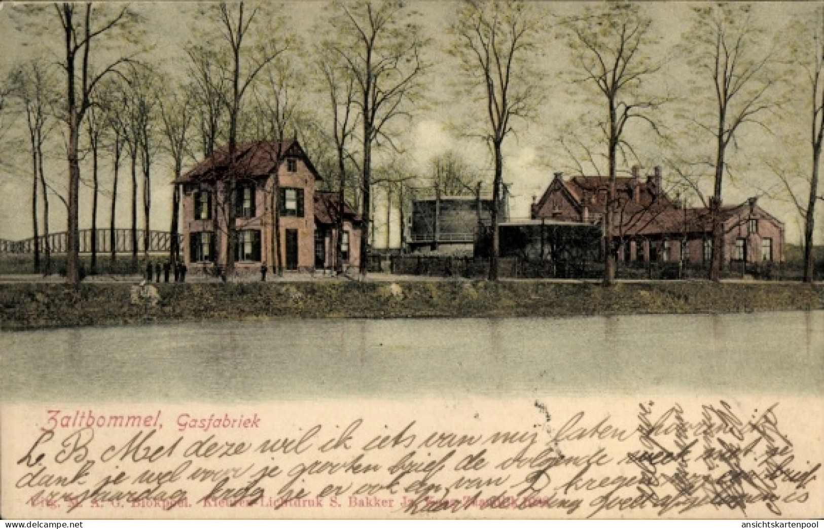 CPA Zaltbommel Gelderland, Gaswerk