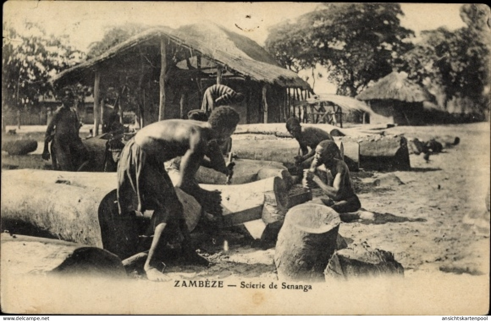 CPA Zambèze Sambia, Scierie de Senanga