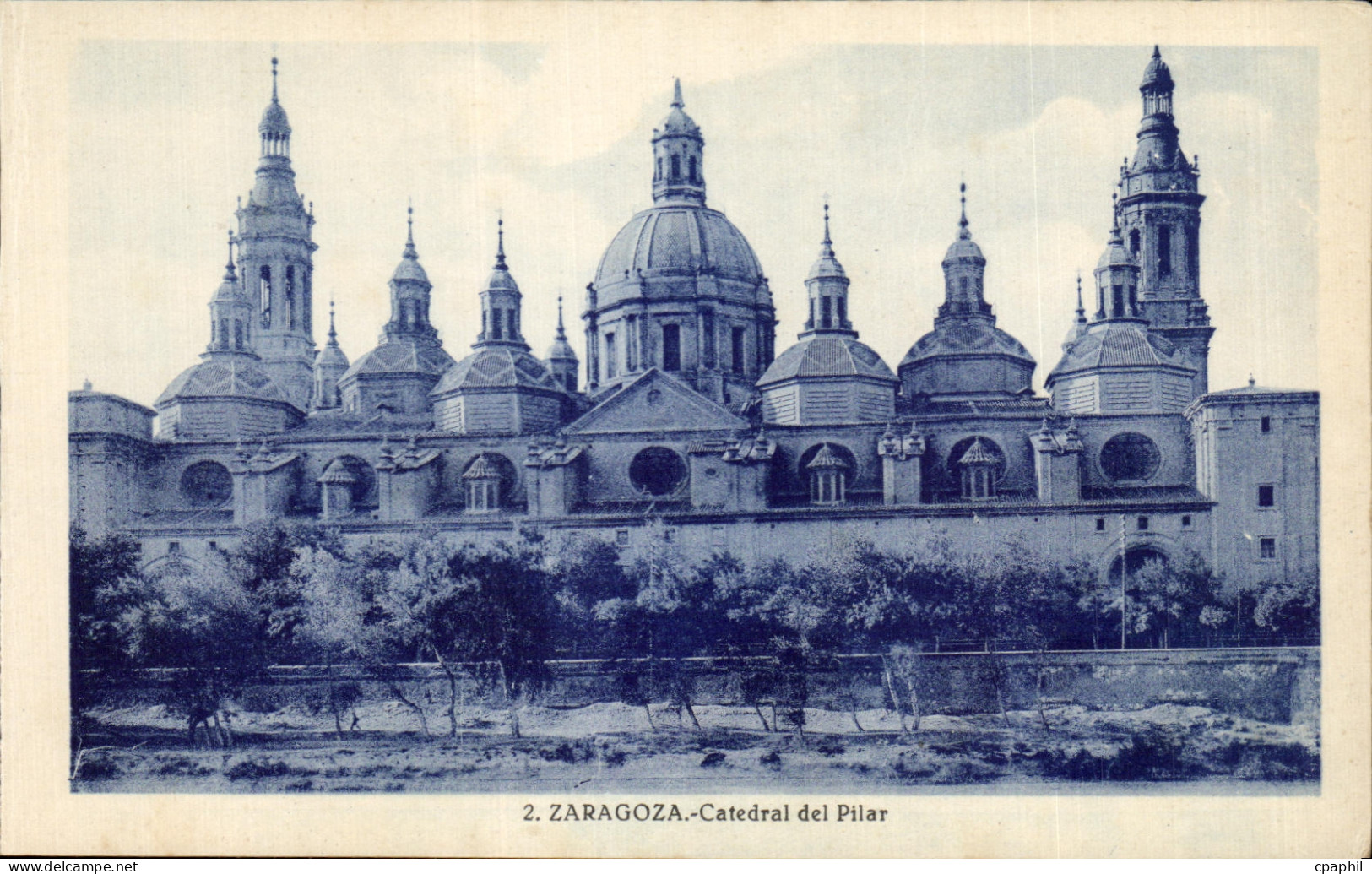 CPA Zaragoza catedral del pilar