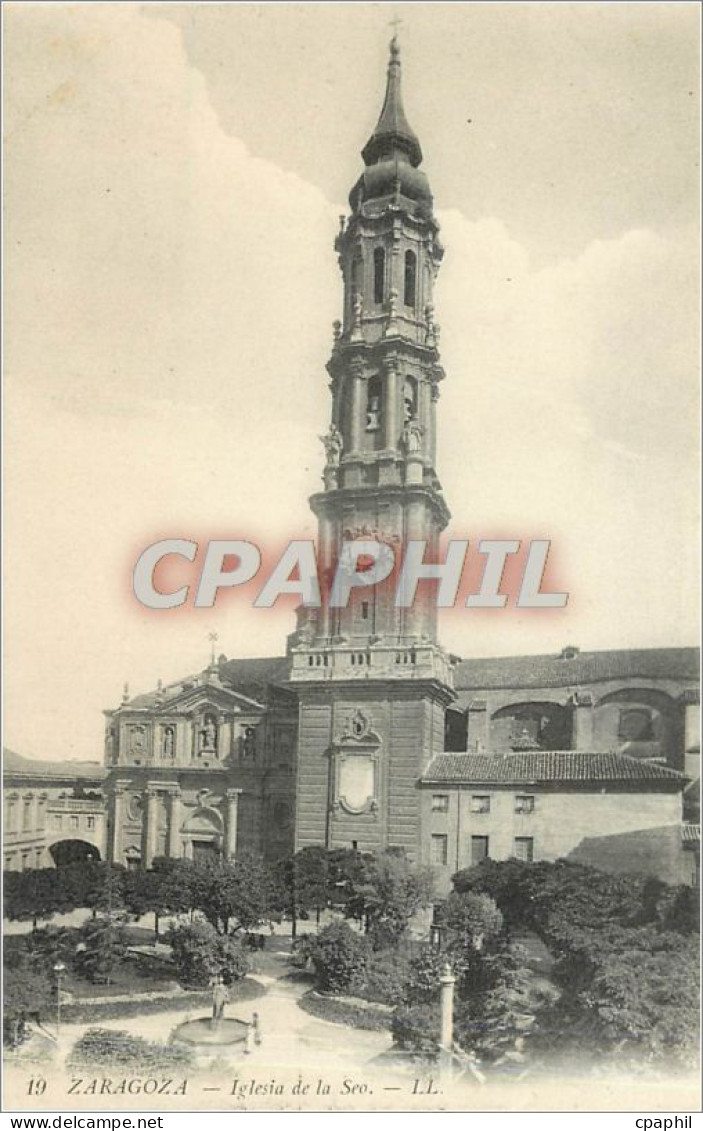 CPA Zaragoza Iglesia de la Seo