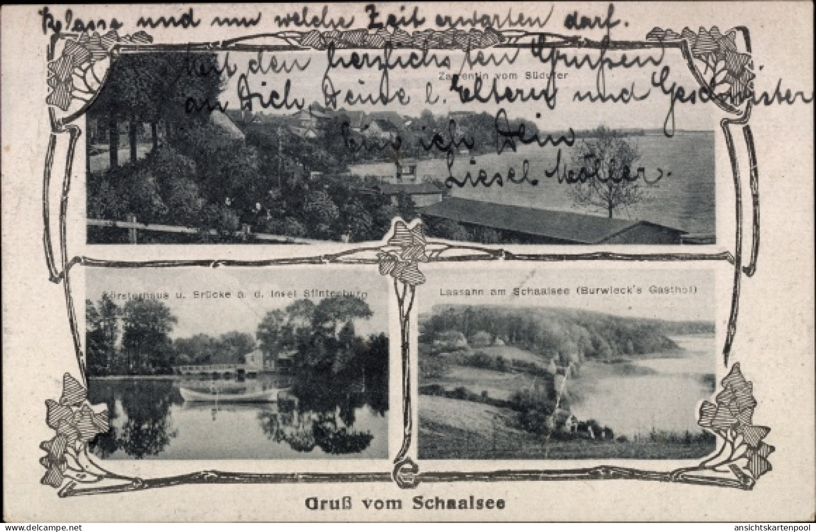 CPA Zarrentin am Schaalsee, Försterhaus, Burwieck's Gasthof