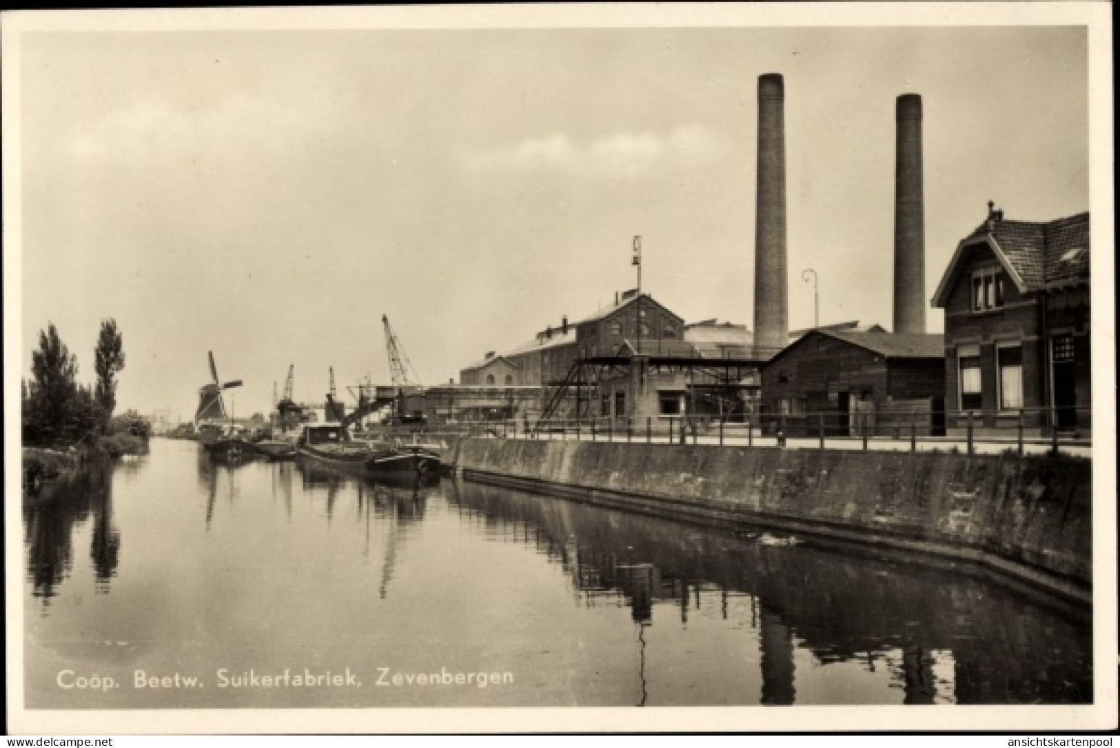 CPA Zevenbergen Nordbrabant, Coop. Beetw. Suikerfabriek