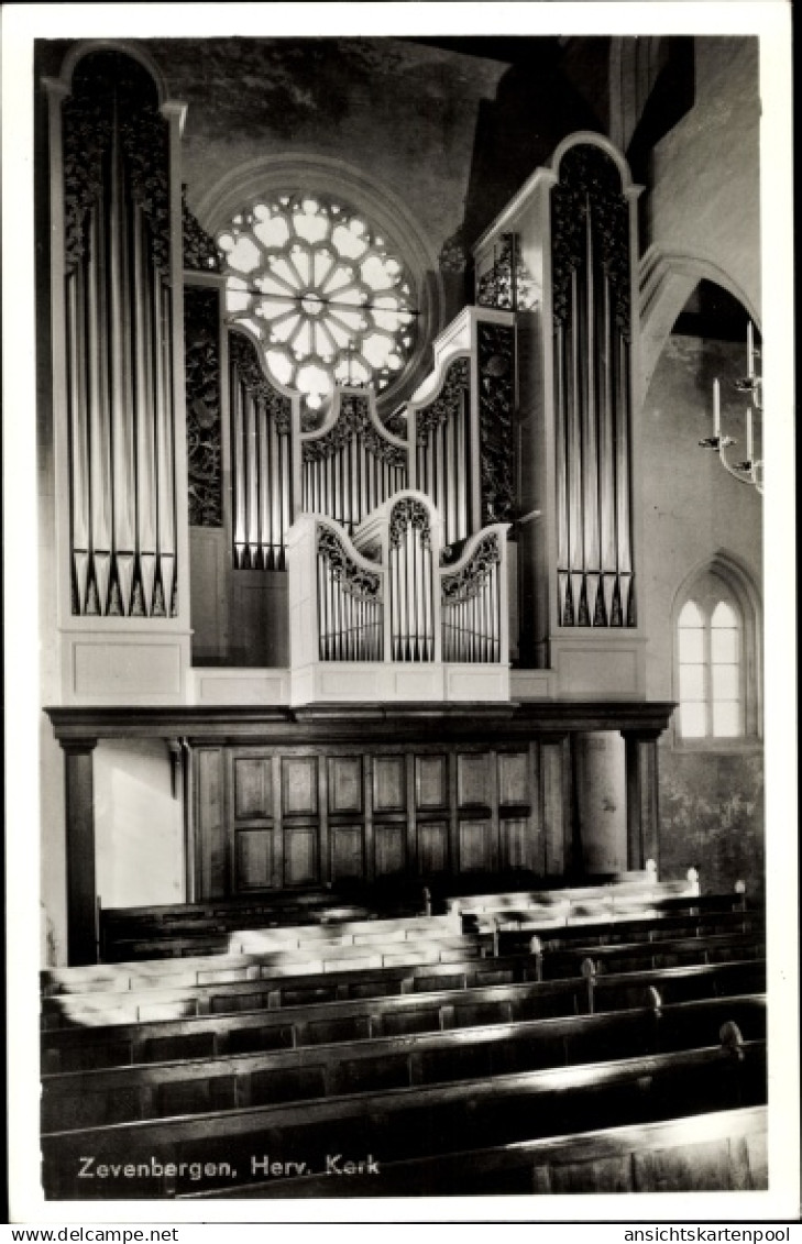 CPA Zevenbergen Nordbrabant, Herv. Kerk, Orgel