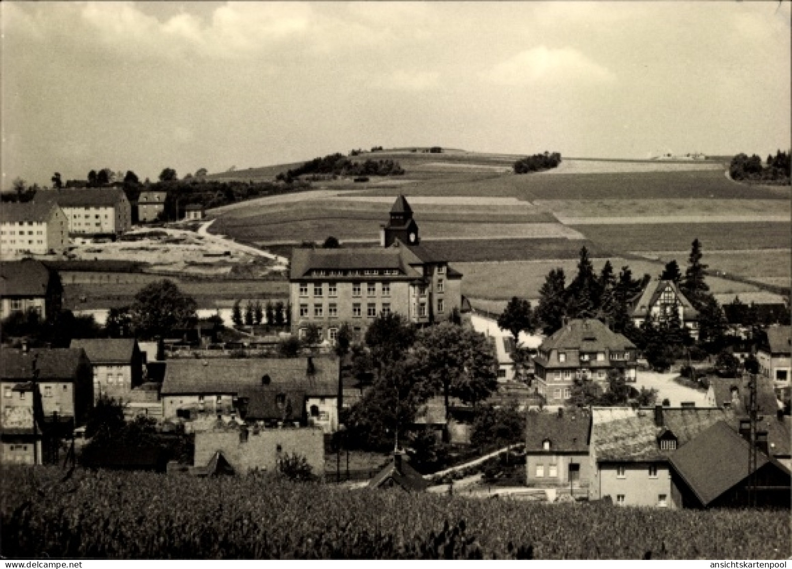 CPA Zschorlau im Erzgebirge, Panorama