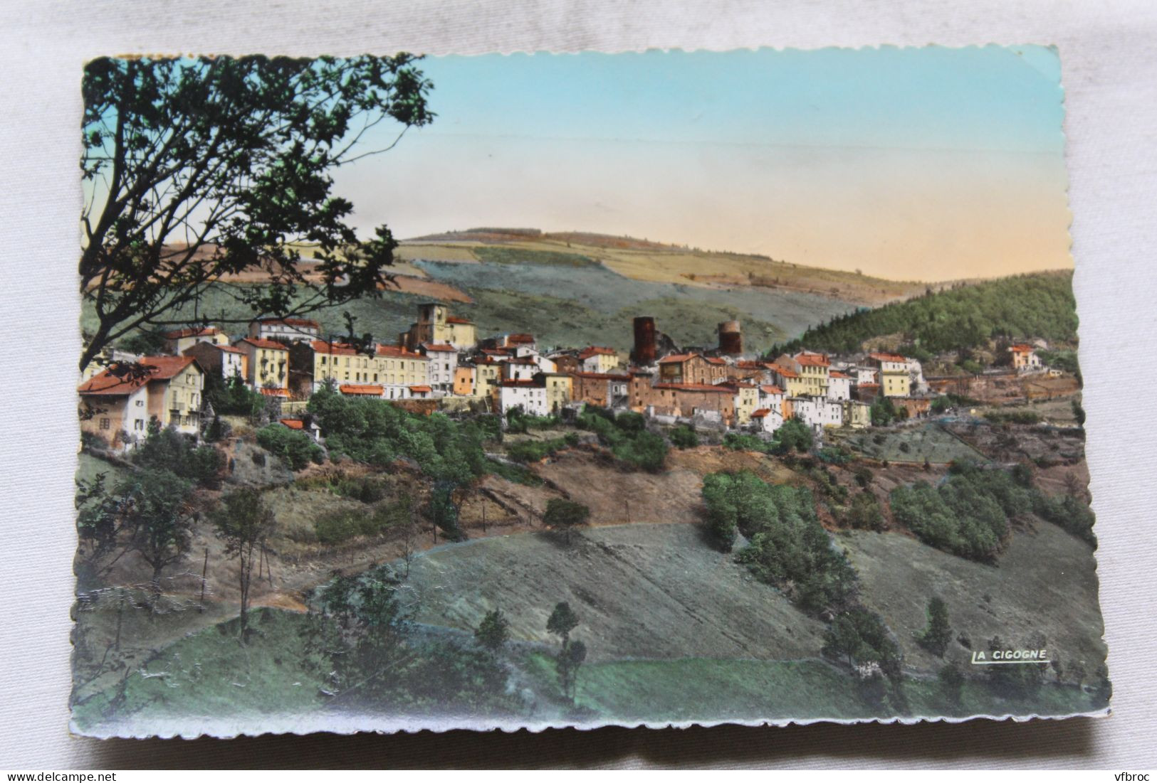 Cpm 1956, Rochetaillée, vue panoramique, Loire 42