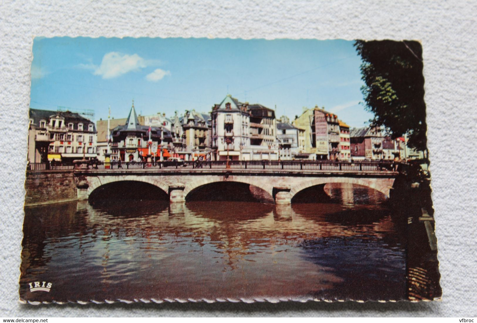 Cpm 1959, Belfort, pont sur la Savoureuse, territoire de Belfort