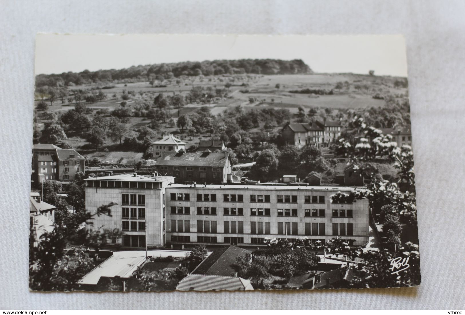 Cpm 1959, Hayange, le groupe scolaire, Moselle 57