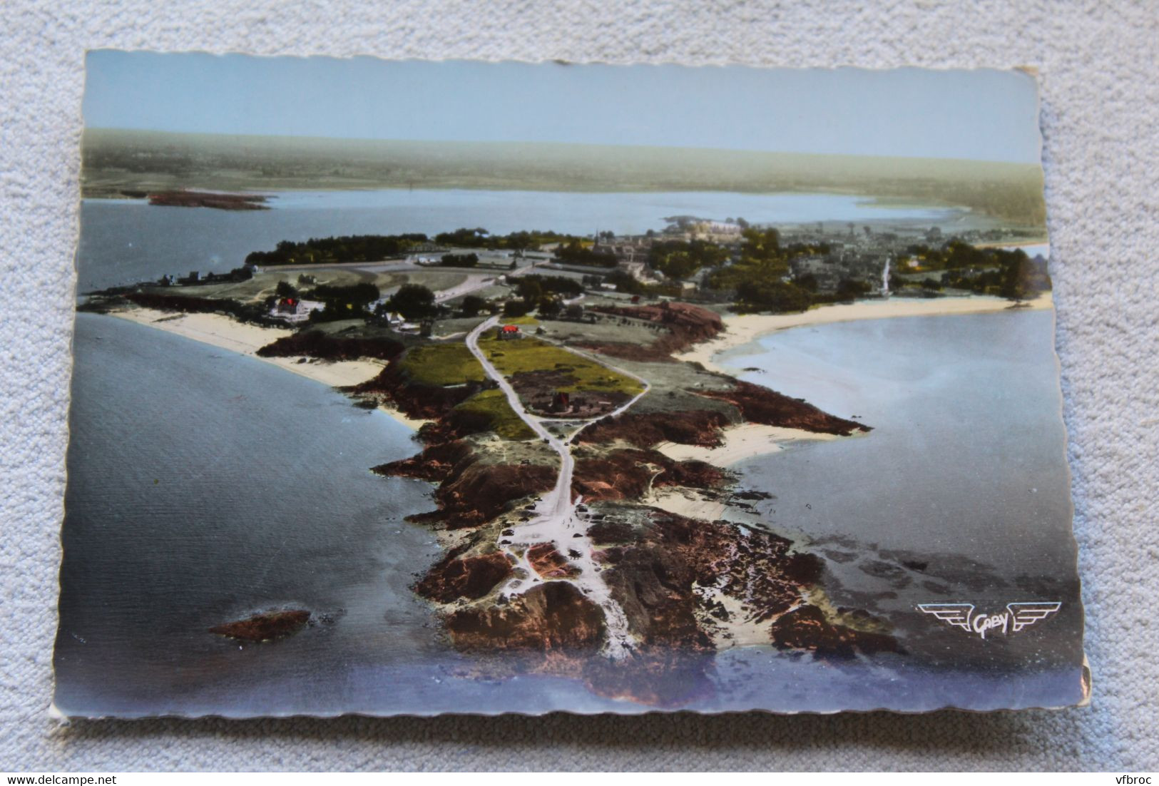 Cpm 1961, Saint Jacut de la mer, pointe du Chevet, Cotes d'Armor 22