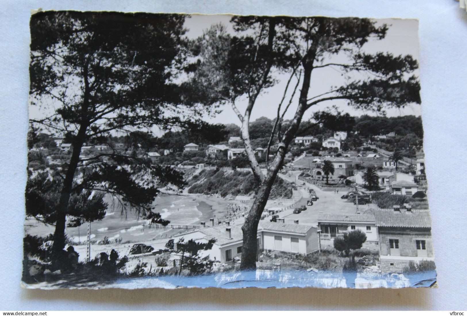 Cpm 1962, Sanary sur mer, Port Issol, la plage, Var 83