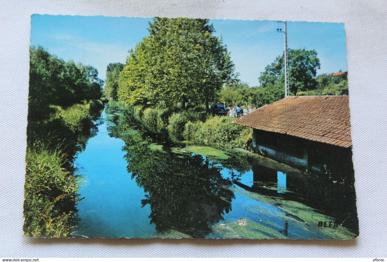 Cpm 1964, Sainte Geneviève des Bois, les bords de l'Orge, Essonne 91