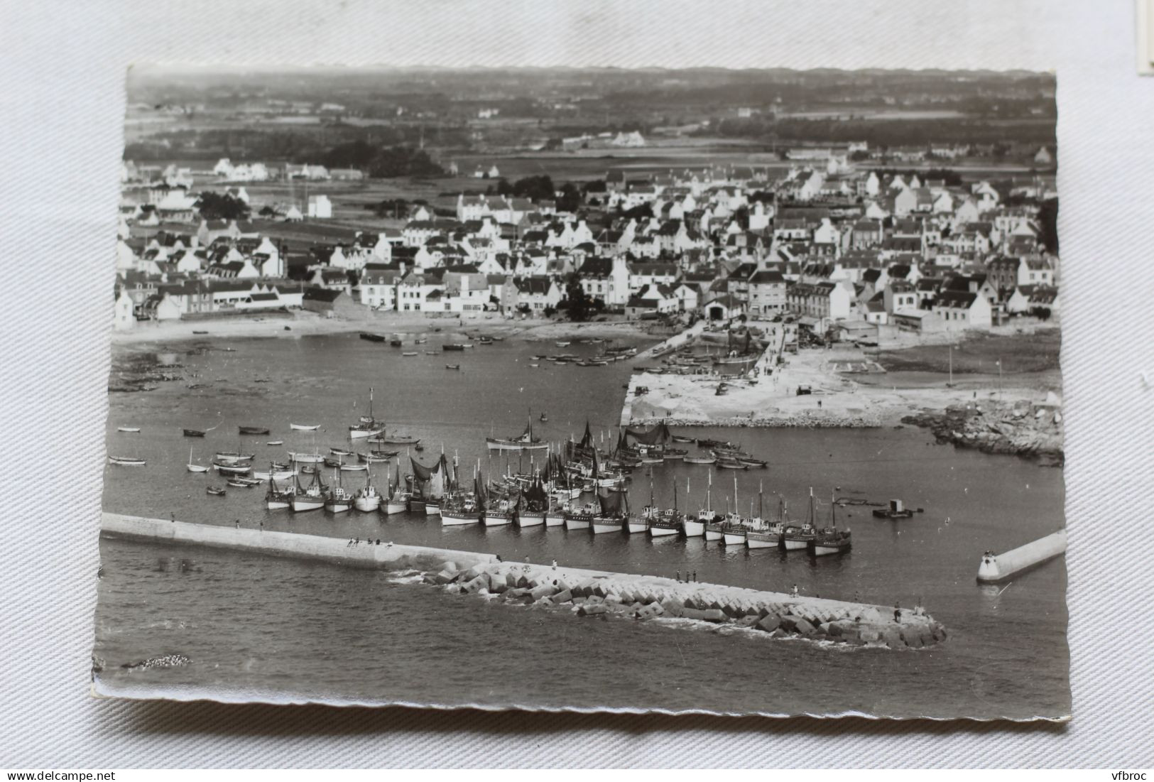 Cpm 1966, Lesconil, la flottille des chalutiers, Finistère 29