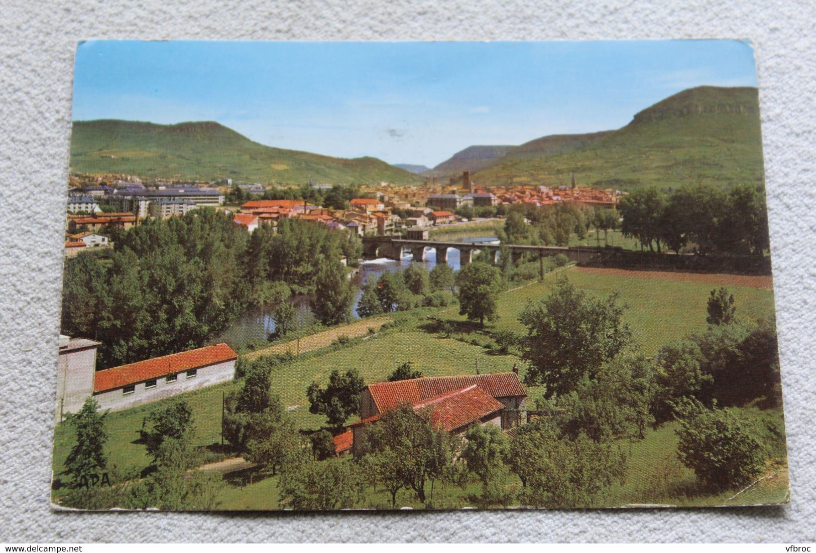Cpm 1966, Millau, vue générale panoramique, Aveyron 12