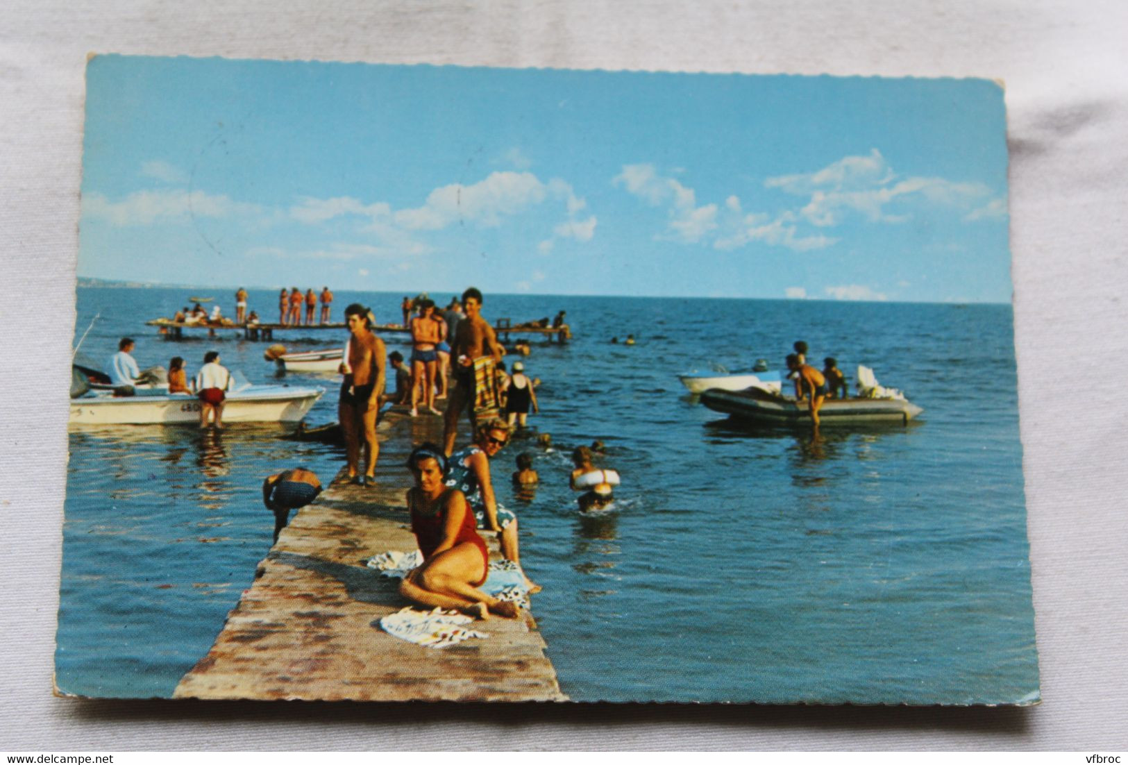 Cpm 1967, Mèze, camping beau rivage, Hérault 34