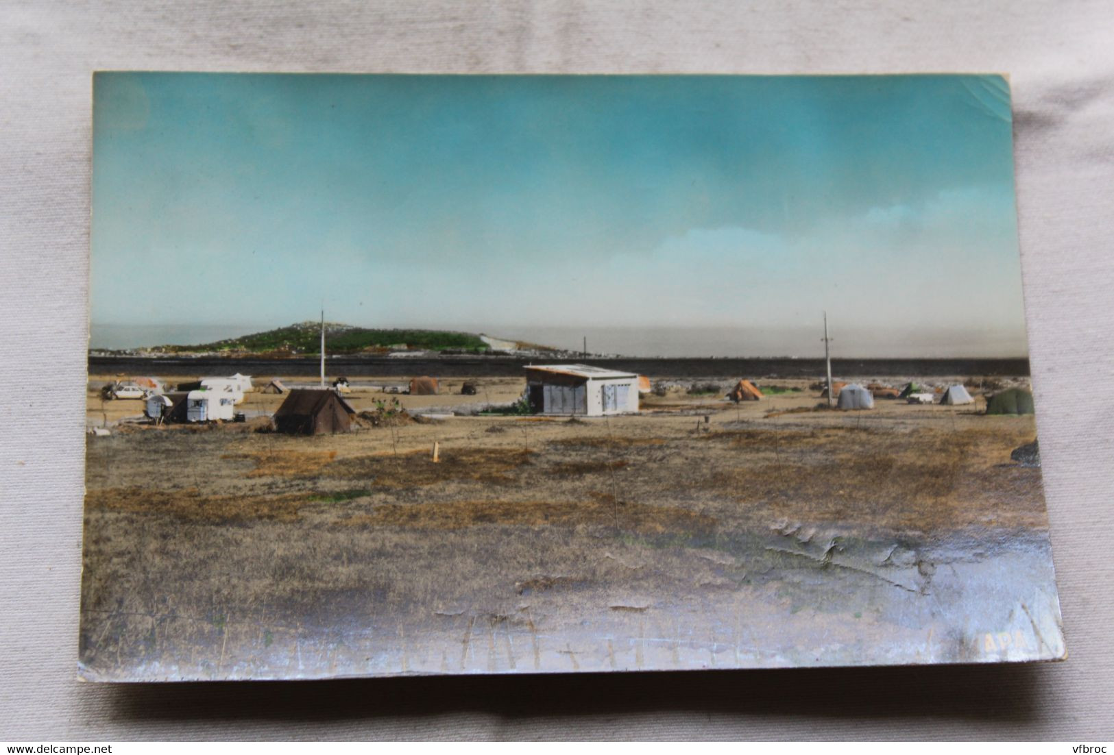 Cpm 1967, Mèze, terrain de camping international, Hérault 34