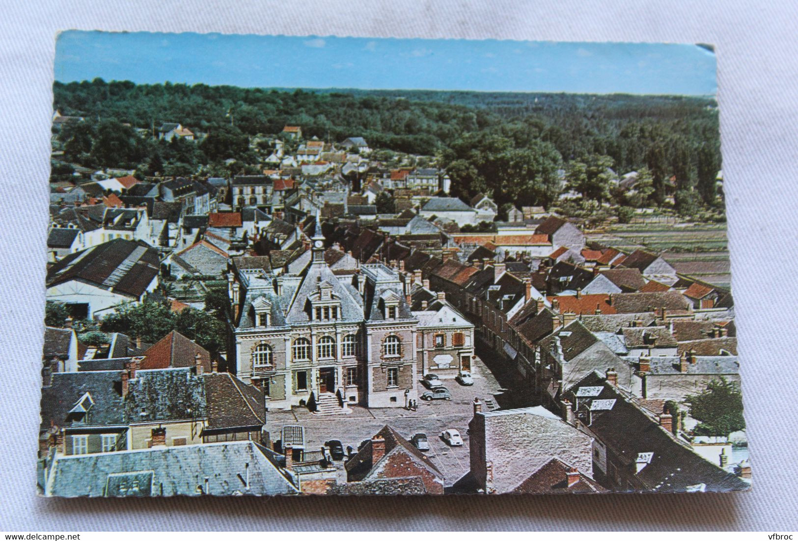 Cpm 1968, Malesherbes, la mairie, Loiret 45