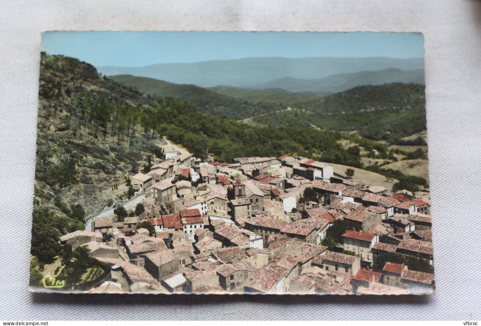 Cpm 1970, La Garde Freinet, vue générale aérienne, Var 83