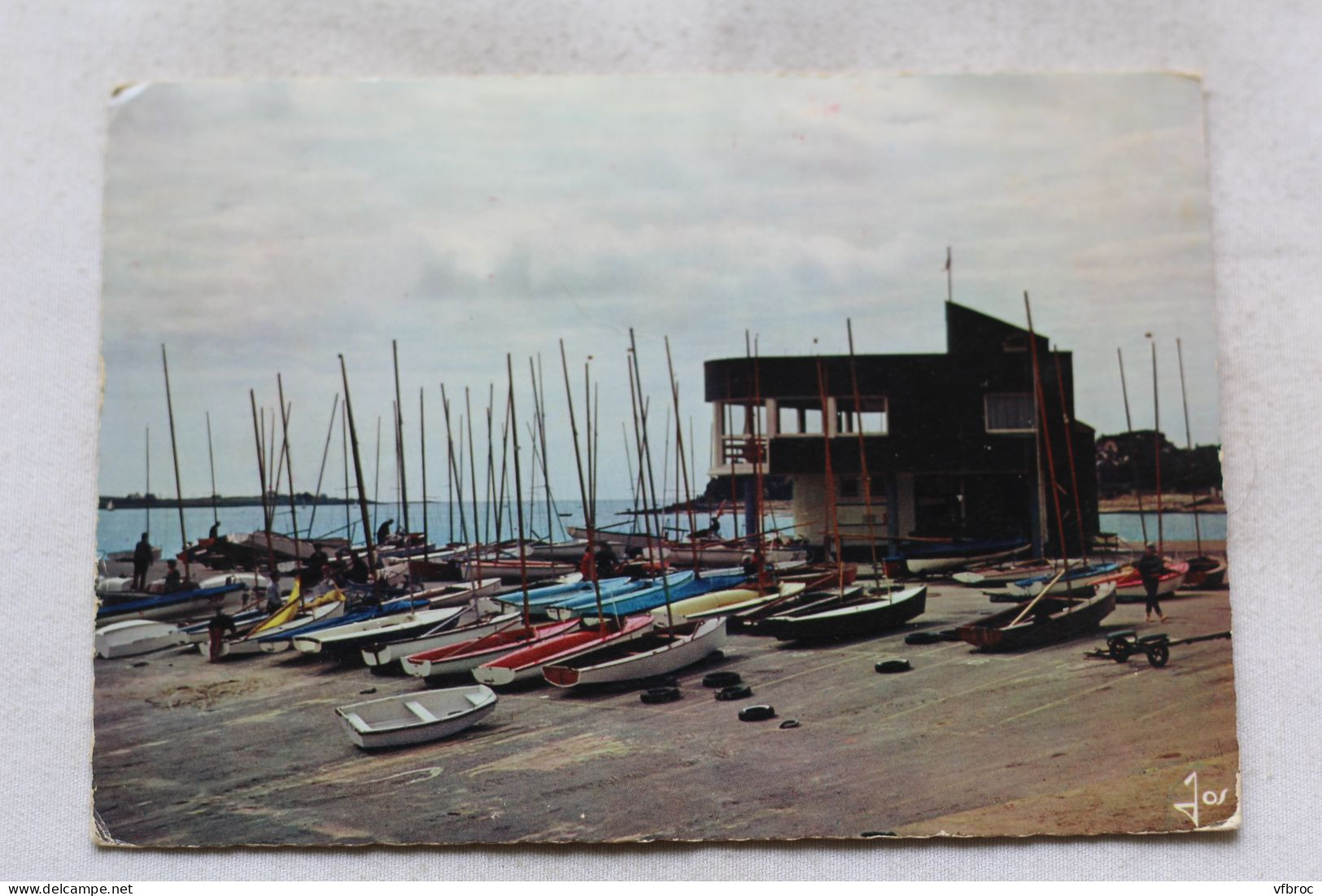 Cpm 1972, La Trinité sur mer, le club house, Morbihan 56