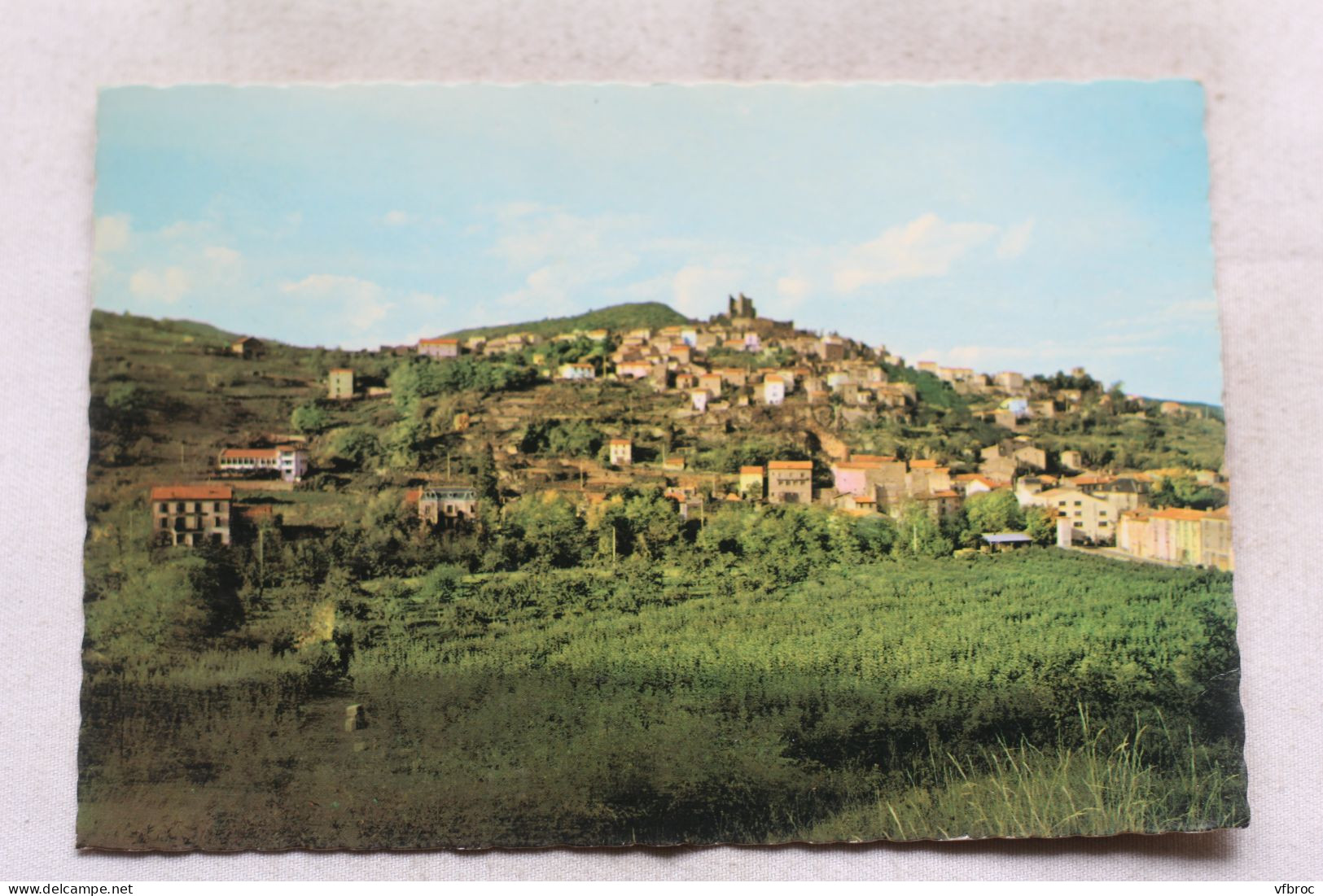 Cpm 1973, Montaigut le Blanc, vue générale Sud, Puy de Dôme 63