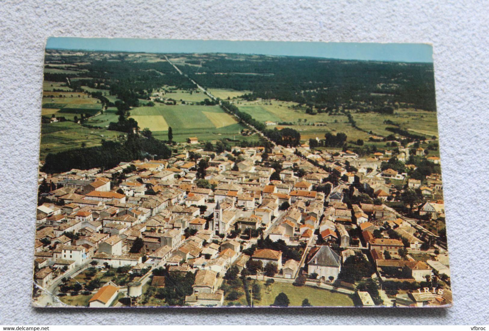 Cpm 1974, Septfonds, vue générale aérienne, Tarn et Garonne 82