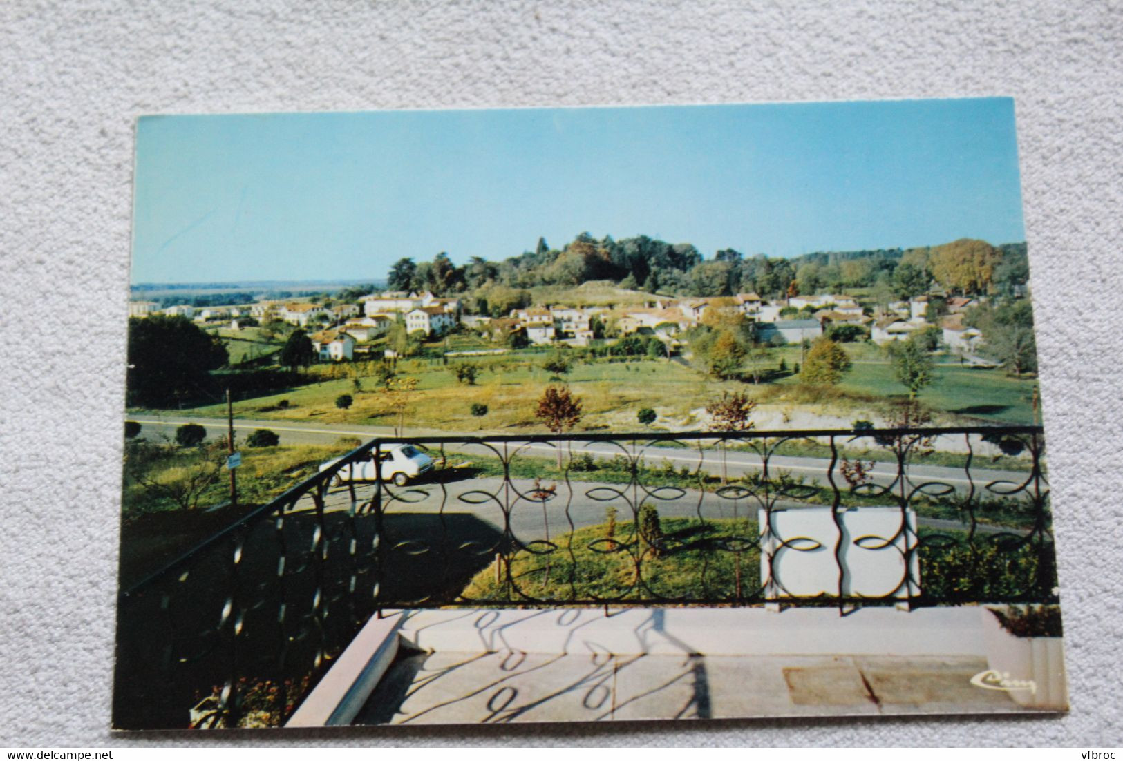 Cpm 1976, Barbotan les Thermes, vue générale, Gers