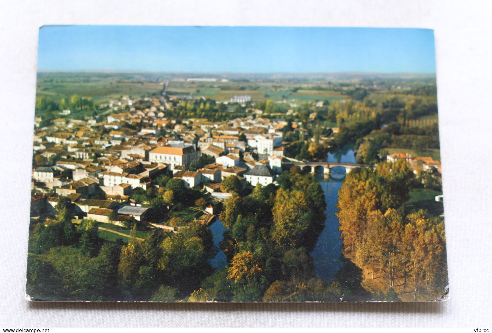 Cpm 1977, Mansle, vue générale, Charente 16