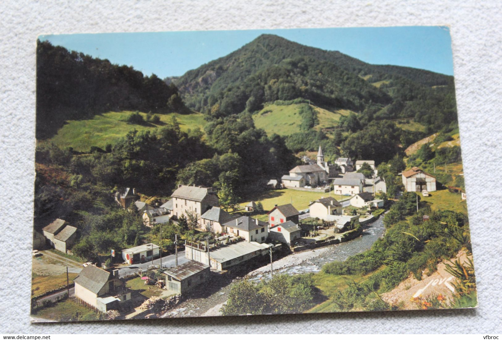 Cpm 1978, Ferrières, vue générale, l'Ouzom, Hautes Pyrénées 65