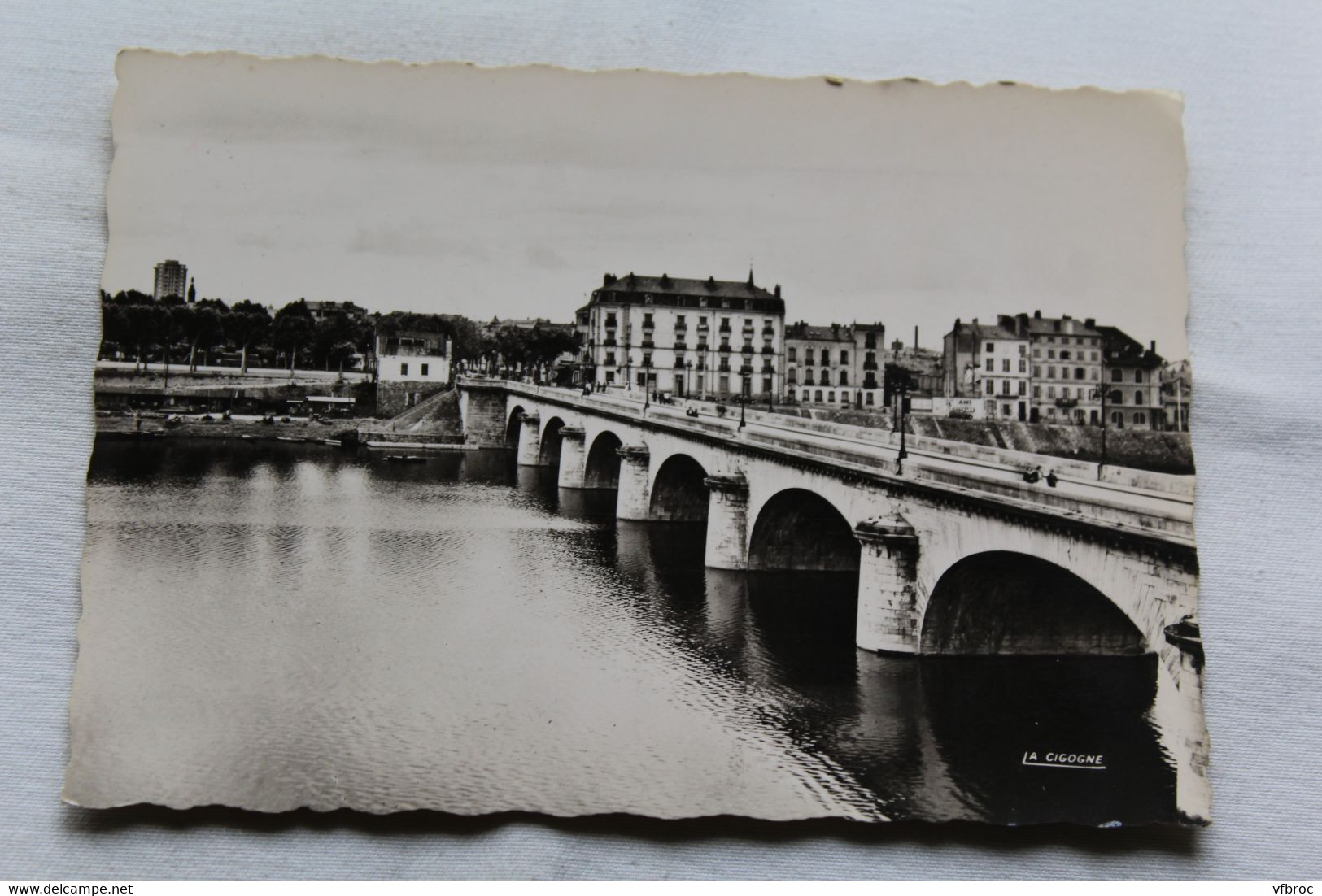Cpm 1978, Roanne, le pont sur la Loire, Loire 42