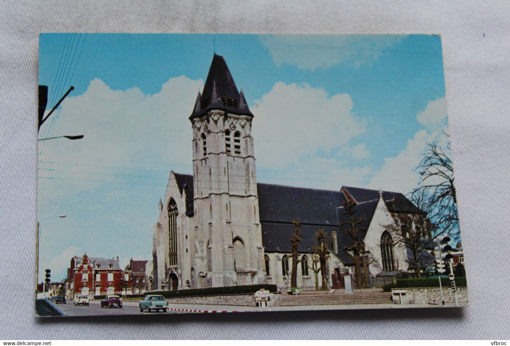 Cpm 1978, Seclin, la collégiale saint Piat, Nord 59