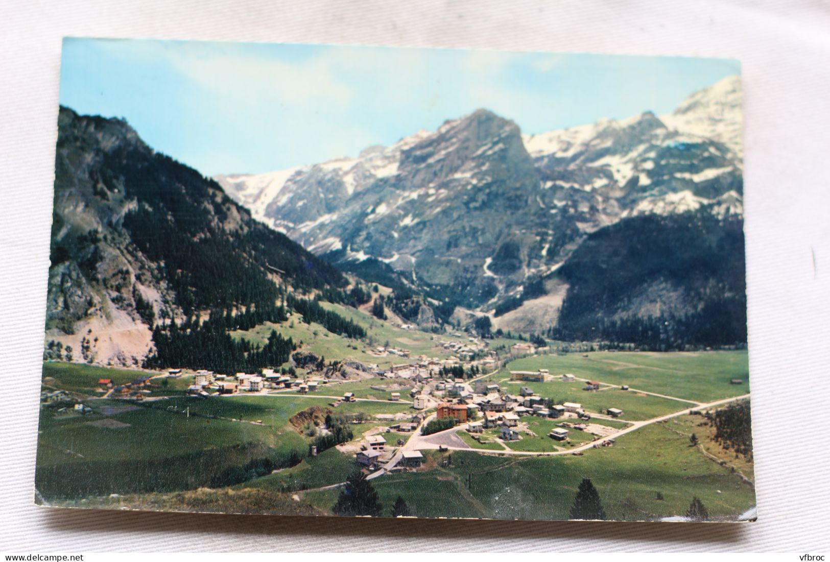 Cpm 1979, Pralognan la Vanoise, vue générale et le massif du Bocher, Savoie 73